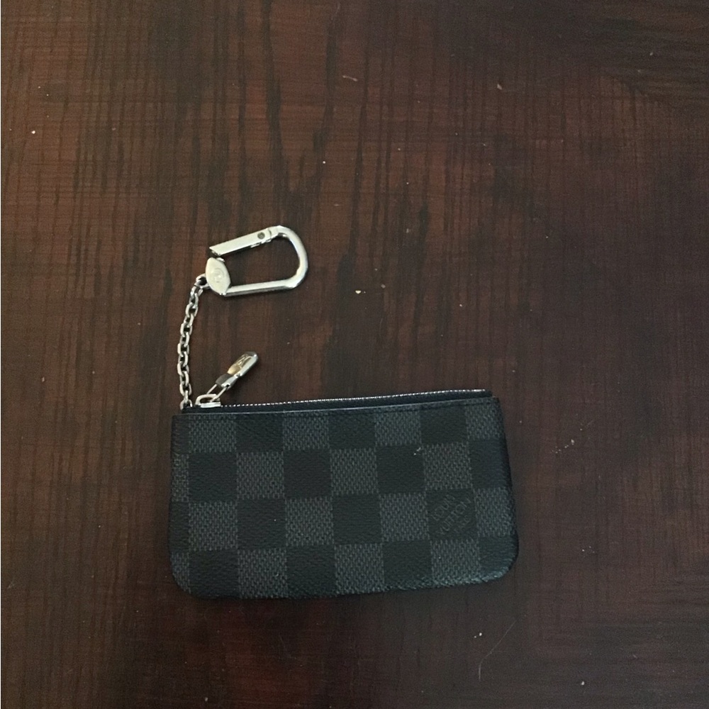 Louis Vuitton Black and Gray Key & Card Holder